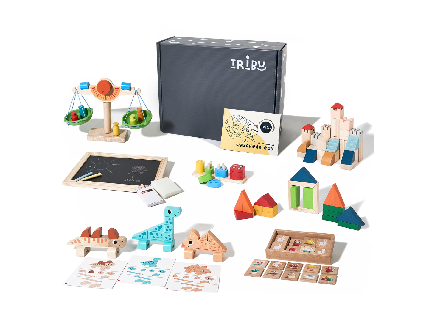 Waschbär Spielzeugbox • ab 30 Monate+