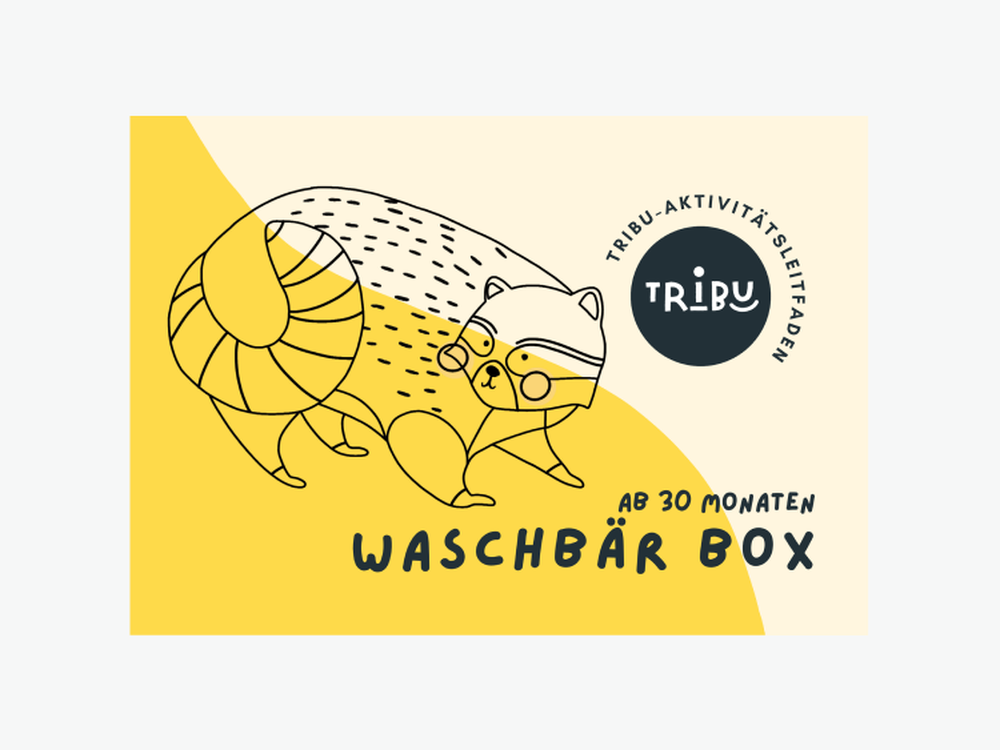 Waschbär Spielzeugbox • ab 30 Monate+