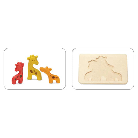 Tier Puzzle (Giraffen)