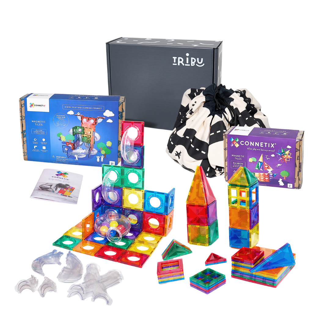 Tribu Box „Connetix"  – 36+ Monate – Magnetisch bauen, grenzenlos gestalten