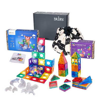 Tribu Box „Connetix"  – 36+ Monate – Magnetisch bauen, grenzenlos gestalten