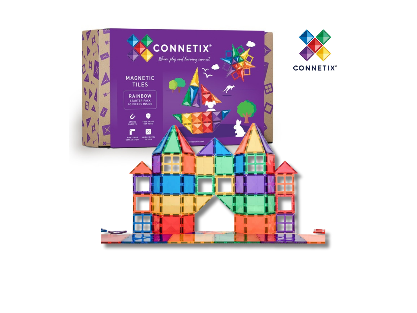 Connetix - Rainbow Starter Pack 60 pc